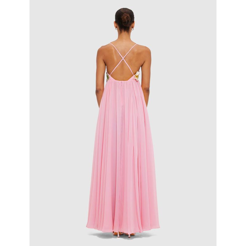 LEO LIN Agnes Appliqué Floral Maxi Dress image number 1